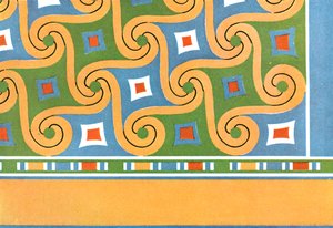 Pinturas de teto no túmulo de Nes-pa-nefer-ela, Sheikh Abd el-Qurna, Tebas, Egito, 1928. de Unbekannt