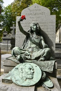 Cemitério de Montmartre/Túmulo de Gustave Guillaumet/Avenue Rachel/PARIS XVIII/Seine/Ile de France/França de Unbekannt