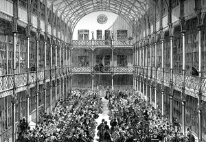 Salão central do Royal Army Clothing Depot, Pimlico, c1880 de Unbekannt