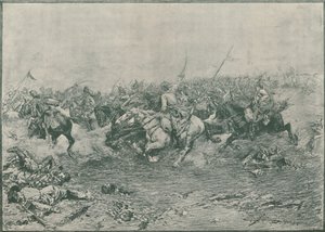 Carga dos Décimo Segundo Hussardos na Batalha de Marengo, 1800, 1896. de Unbekannt