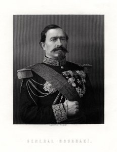 Charles Denis Sauter Bourbaki, general francês, século XIX de Unbekannt