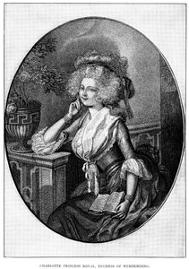 Charlotte Princess Royal, Duquesa de Wurtemberg, século XIX de Unbekannt