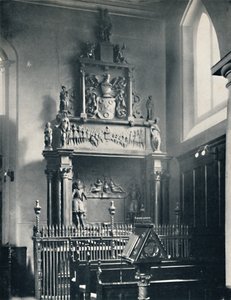 Charterhouse. Monumento de Thomas Suttons na capela, 1925 de Unbekannt