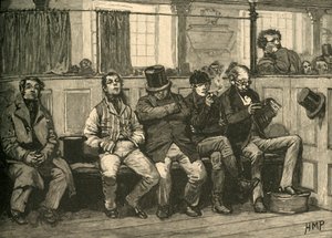Cartistas na igreja, c1839 c1890. de Unbekannt
