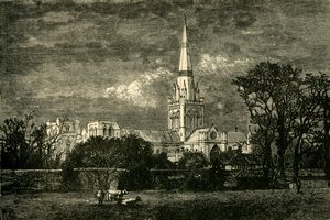 Catedral de Chichester, do sul, 1898. de Unbekannt