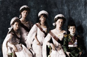 Filhos do czar Nicolau II da Rússia, c1910. de Unbekannt