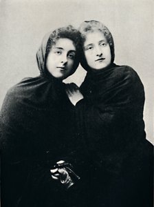 Senhoras chilenas na Igreja vestem Manto, 1911 de Unbekannt