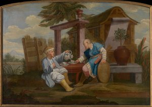 Chinoiserie, meados do século XVIII.. de Unbekannt