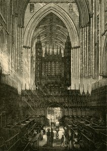 Coro de York Minster, 1898. de Unbekannt