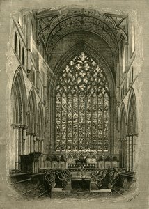 Coro da catedral, 1898. de Unbekannt
