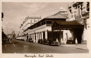 Chowringhee Road, Calcutá, c1940 de Unbekannt