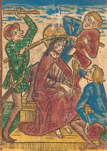 Cristo coroado de espinhos, c. 1490. de Unbekannt