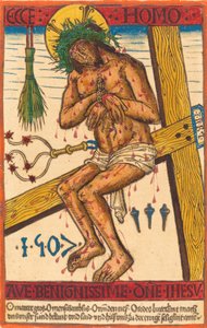 Cristo como o Homem de Dores, 1507. de Unbekannt