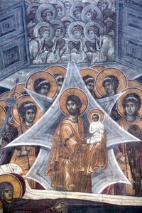 Cristo com a alma da Virgem às portas do céu, 1321-1322 de Unbekannt