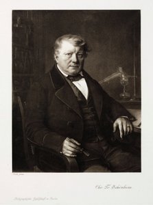 Christian Friedrich Schonbein, químico alemão, c 1860 de Unbekannt