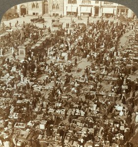Maior mercado de Christianias, Noruega, c1905. de Unbekannt
