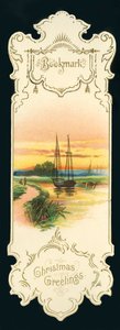 Saudações de Natal - Marcador, c1900. de Unbekannt