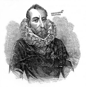 Christopher Columbus, explorador e comerciante italiano, c1872 de Unbekannt