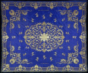 Dossel de casamento de Chuppah, 1867-1868 de Unbekannt