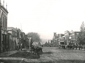 Church Street, Maritzburg, África do Sul, 1895. de Unbekannt