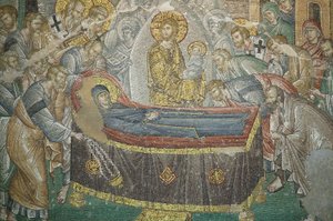 Igreja de São Salvador de Chora. A Dormição da Virgem de Istambul Turquie de Unbekannt