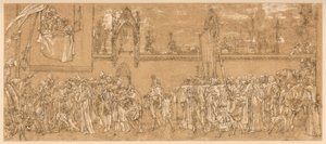 Madonna é celebrada em procissão ..., 1853-1855 c1880-1882 de Unbekannt