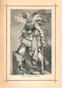 Mulheres circassianas que lutam por Schamyl contra a invasão russa, 1839 de Unbekannt