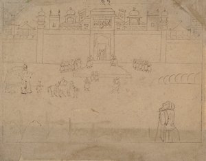 Cityscape, século XIX. de Unbekannt