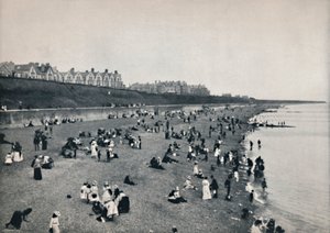 Clacton-On-Sea - na praia, 1895 de Unbekannt