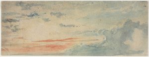 Cloud Study, de 1800. de Unbekannt