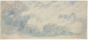 Cloud Study, de 1800. de Unbekannt
