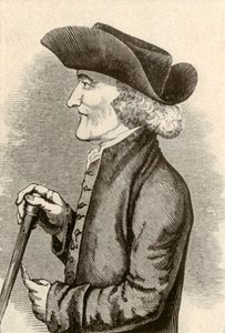 Chapéu armado usado por um cavalheiro quaker da Pensilvânia, 1774, 1937. de Unbekannt