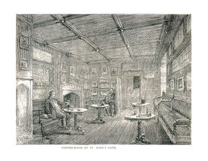 Sala de café em St.Johns Gate, 1878 de Unbekannt