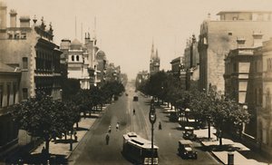 Collins Street, Melbourne, Austrália, c1920s. de Unbekannt