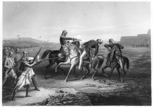 Coronel Platt morto pelos amotinados em Mhow, c1860 de Unbekannt