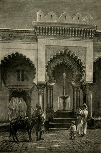 Colunata da mesquita de Djamaa-El-Kebir, Argel, 1890. de Unbekannt