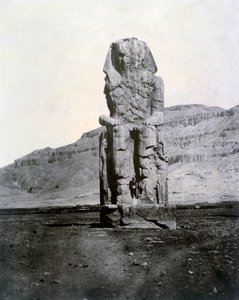 Colossos de Memnon, Tebas, Egito, 1852 de Unbekannt