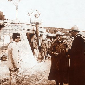Posto de comando, Champagne, norte da França, c1914-c1918 de Unbekannt