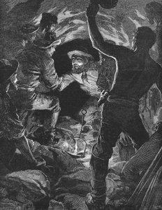 Conclusão do Túnel de São Gotardo sob os Alpes, 1880 de Unbekannt