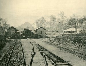 Estação Ferroviária de Cooran, Queensland, 1901. de Unbekannt