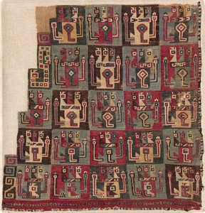 Fragmento de canto, provavelmente de uma túnica, c. 700-1100. de Unbekannt