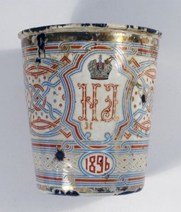 Copa da coroação. Presente por ocasião da coroação de Nicolau II 1896 de Unbekannt