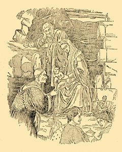 Cosmo De Medici como Um dos Reis Magos, c1930. de Unbekannt