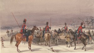 Cossacos convocando deportados, 1831 de Unbekannt