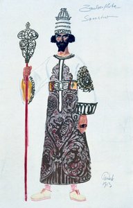 Figurino para Sarastro, 1913 de Unbekannt