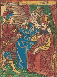 Conselho de Sumos Sacerdotes, c. 1490. de Unbekannt