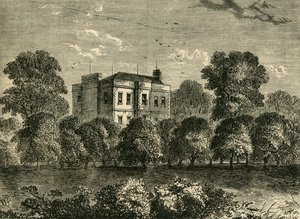 Conselheiro Agars House, Somers Town, em 1830, c1876. de Unbekannt
