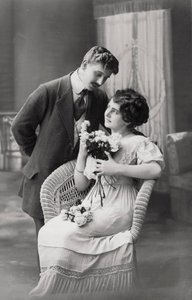 Casal apaixonado, c1900-1919 de Unbekannt