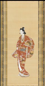 Cortesã, período Edo, 1661-1673. de Unbekannt