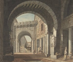 Pátio, século XVIII. de Unbekannt